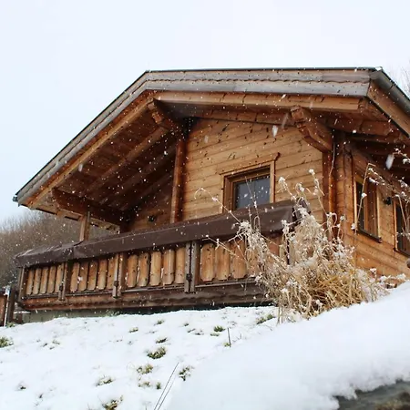 Das Paradieschen Edlitz - Stilvolles Blockhaus Mit Kamin Exterior photo